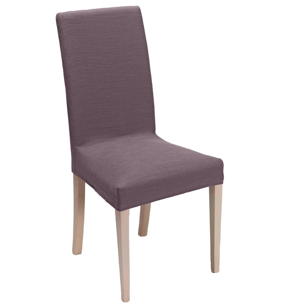 Pružný poťah na stoličky purpurová sedák+operadlo