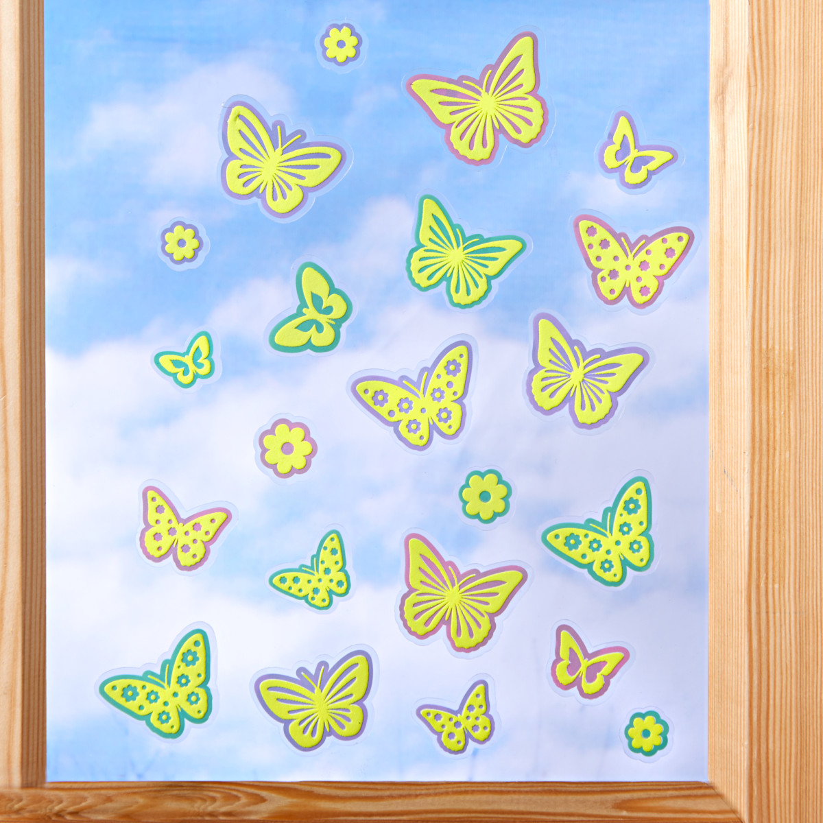 Magnet 3Pagen Obraz na okno "Motýle", samosvietiace