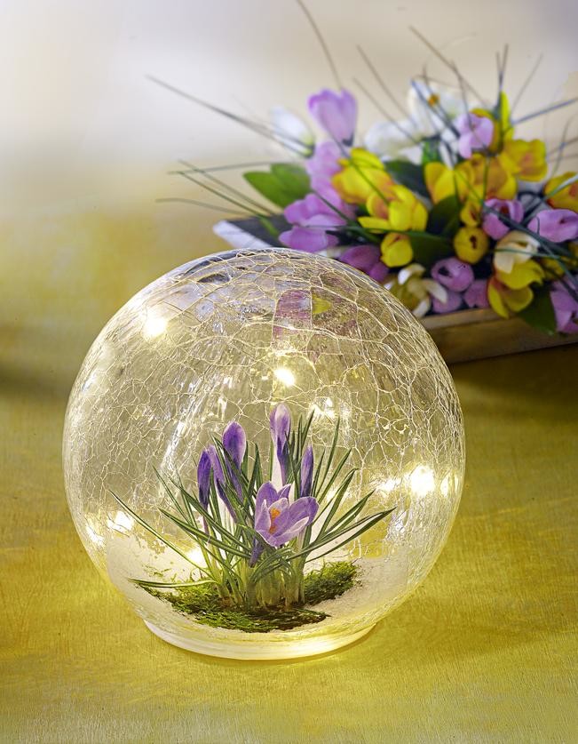 Glob de sticla LED cu Branduse