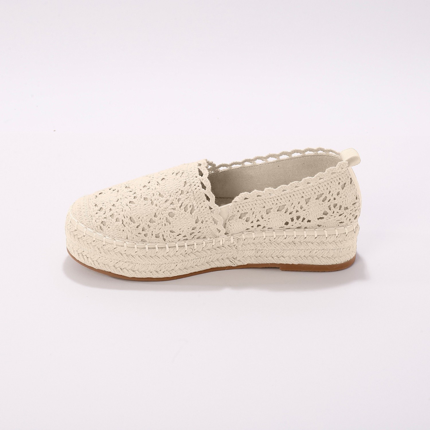 Obrázok Blancheporte Macramé espadrilky, béžové béžová 36