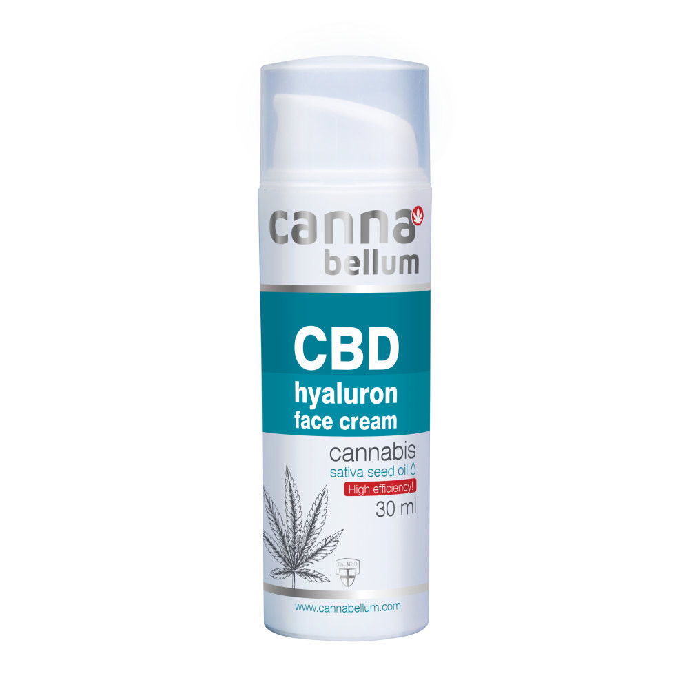 Crema cu acid hialuronic Cannabellum CBD - Mărimea 30 ml