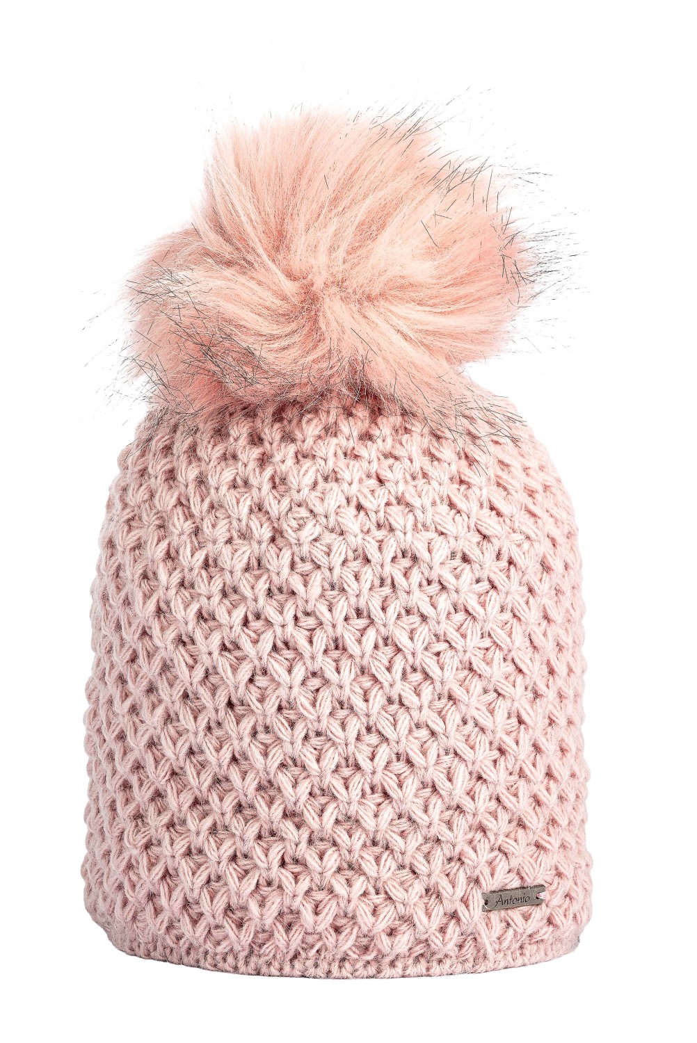 Caciula de iarna tricotata Innuendo - roz - Mărimea uni